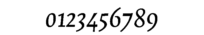 Merwede Italic Font OTHER CHARS