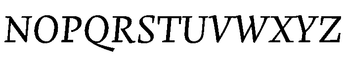 Merwede Italic Font UPPERCASE