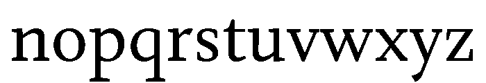 Merwede Regular Font LOWERCASE