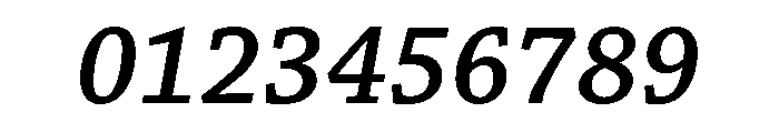 Merwede Semibold Italic Font OTHER CHARS
