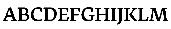 Merwede Semibold Font UPPERCASE