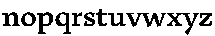 Merwede Semibold Font LOWERCASE