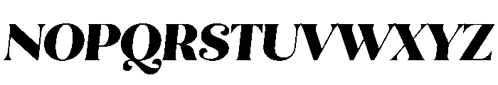 Mezzotint Cf Heavy Italic Font UPPERCASE