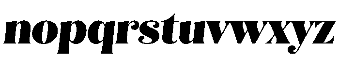 Mezzotint Cf Heavy Italic Font LOWERCASE