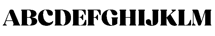 Mezzotint Cf Heavy Font UPPERCASE