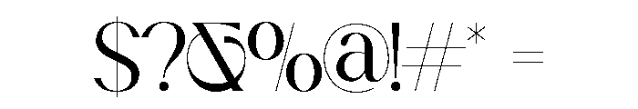 MEBIOLA-Regular Font OTHER CHARS