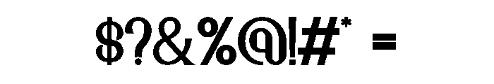 MEDIQA Regular Font OTHER CHARS