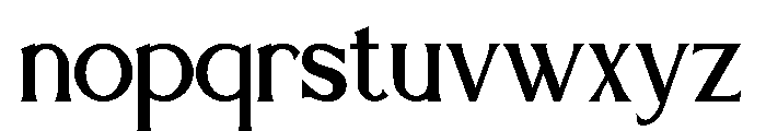 MEDIQA Regular Font LOWERCASE