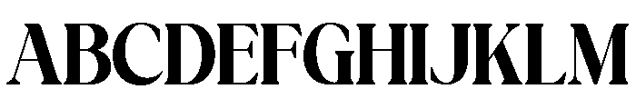 MEGAKO-Regular Font UPPERCASE