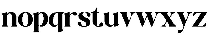 MEGAKO-Regular Font LOWERCASE