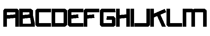 MEGAME-Regular Font UPPERCASE