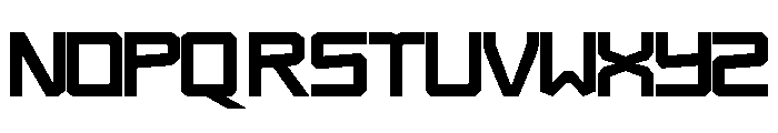 MEGAME-Regular Font UPPERCASE