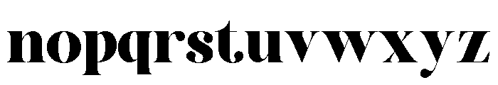 MEGIOK-Regular Font LOWERCASE