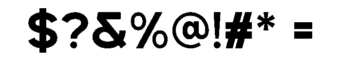 MEIRO Font OTHER CHARS