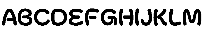 MELANIE Regular Font UPPERCASE