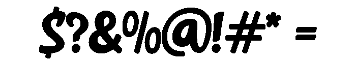 MELLIOT Regular Font OTHER CHARS
