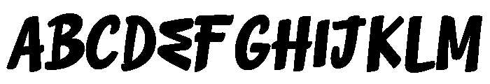 MELLIOT Regular Font UPPERCASE