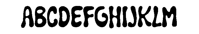 MELTY POP Font UPPERCASE