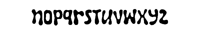 MELTY POP Font LOWERCASE