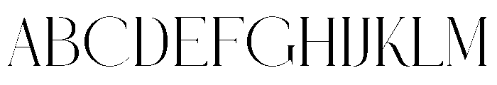 MEROVEL Font UPPERCASE