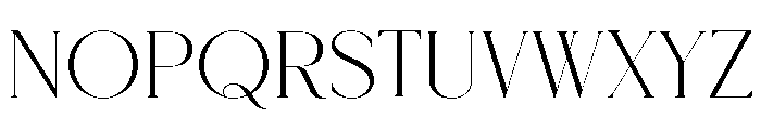 MEROVEL Font UPPERCASE