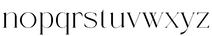 MEROVEL Font LOWERCASE