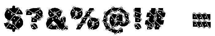 MERRY ROPE Font OTHER CHARS