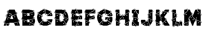 MERRY ROPE Font UPPERCASE