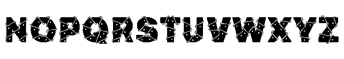 MERRY ROPE Font UPPERCASE