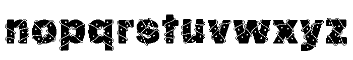 MERRY ROPE Font LOWERCASE