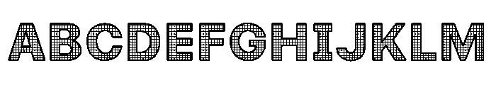 MESH TECH Font UPPERCASE
