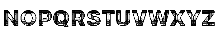 MESH TECH Font UPPERCASE