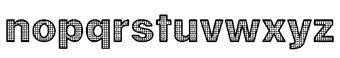 MESH TECH Font LOWERCASE