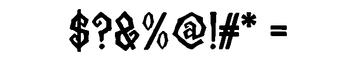MEVISTO Font OTHER CHARS