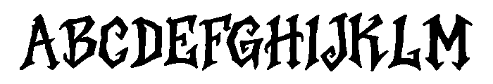 MEVISTO Font UPPERCASE