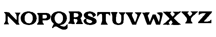 Meatloaf Font UPPERCASE