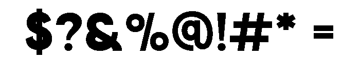 Mebula Regular Font OTHER CHARS