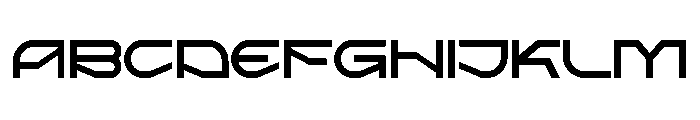 Mecha Cores Font UPPERCASE