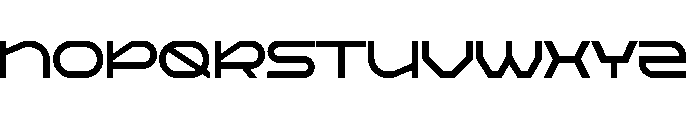 Mecha Cores Font LOWERCASE