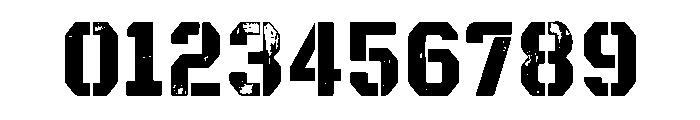 Mechanical Grunge Font OTHER CHARS