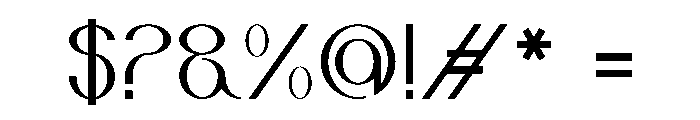 Mechooa Font OTHER CHARS