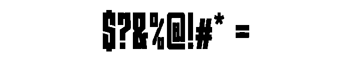 Mechron Font OTHER CHARS