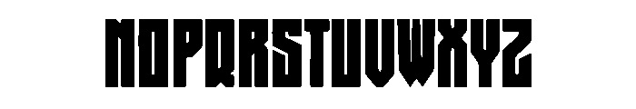 Mechron Font UPPERCASE
