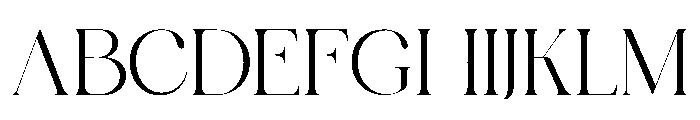 Meckora Font UPPERCASE