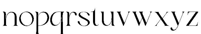 Meckora Font LOWERCASE