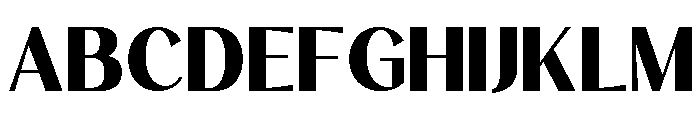 Mediate Regular Font UPPERCASE