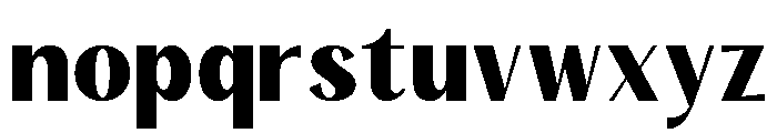Mediate Regular Font LOWERCASE