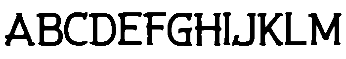 Medium_Slate Font UPPERCASE