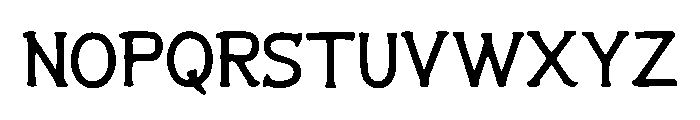 Medium_Slate Font LOWERCASE