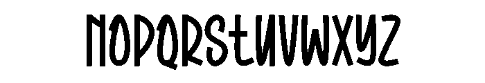 Medium1 Font LOWERCASE